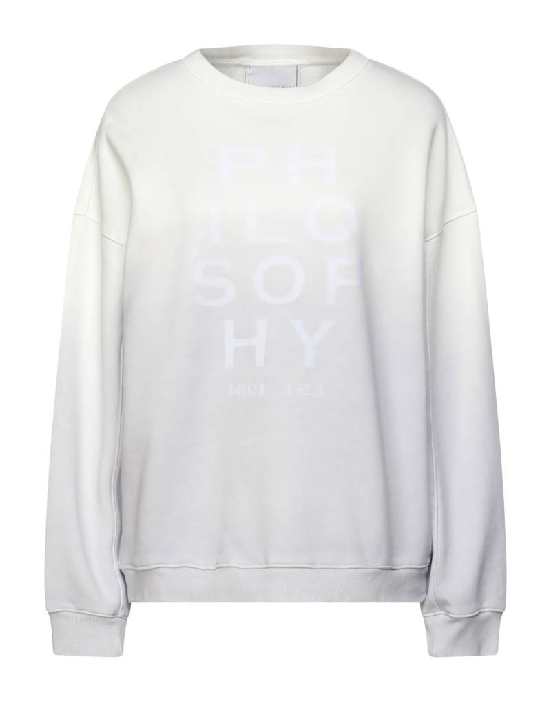 PHILOSOPHY di LORENZO SERAFINI Sweatshirt Damen Weiß von PHILOSOPHY di LORENZO SERAFINI