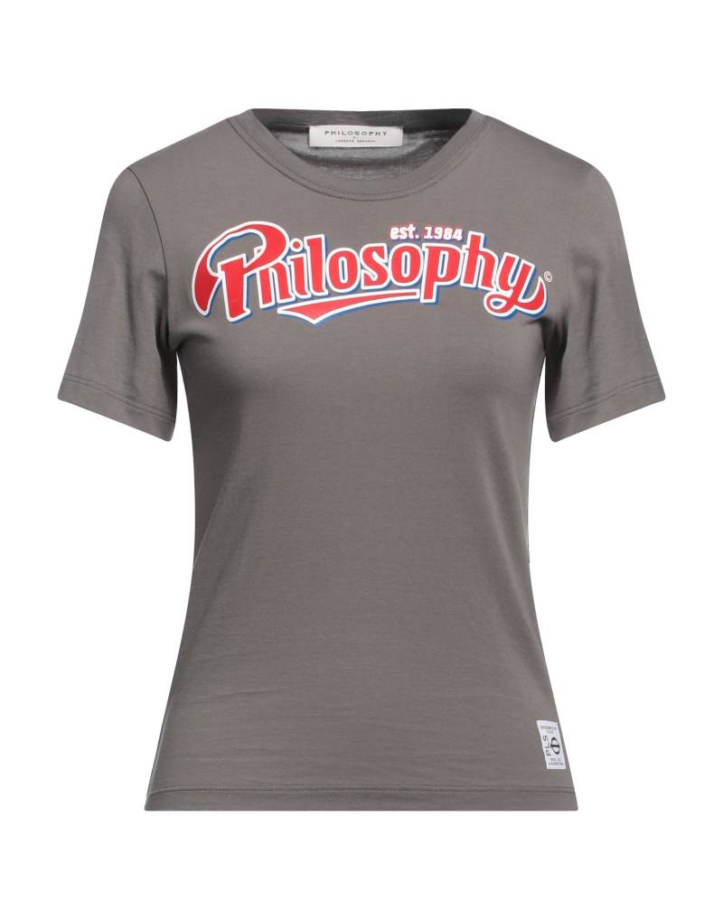 PHILOSOPHY di LORENZO SERAFINI T-shirts Damen Blei von PHILOSOPHY di LORENZO SERAFINI