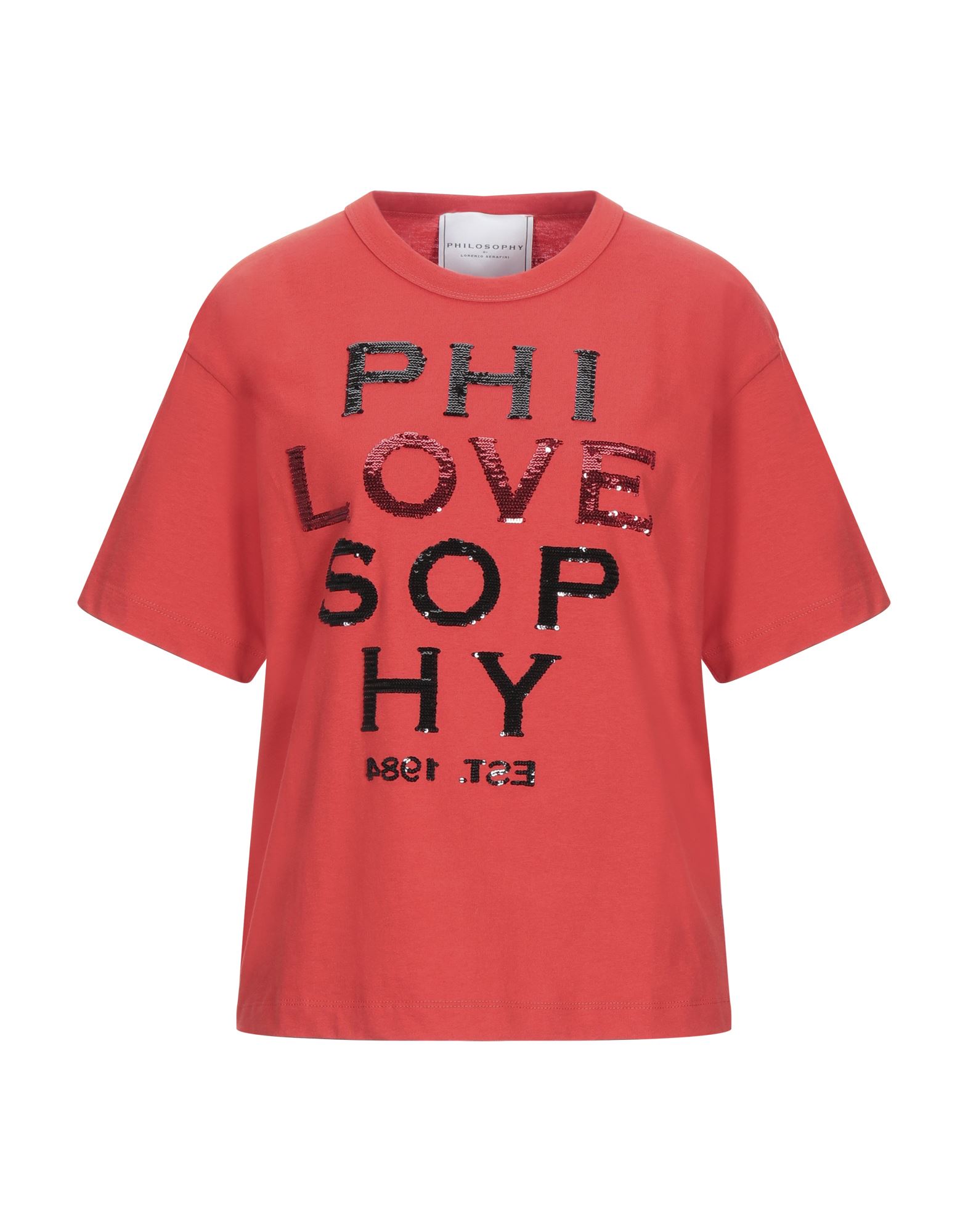 PHILOSOPHY di LORENZO SERAFINI T-shirts Damen Rot von PHILOSOPHY di LORENZO SERAFINI