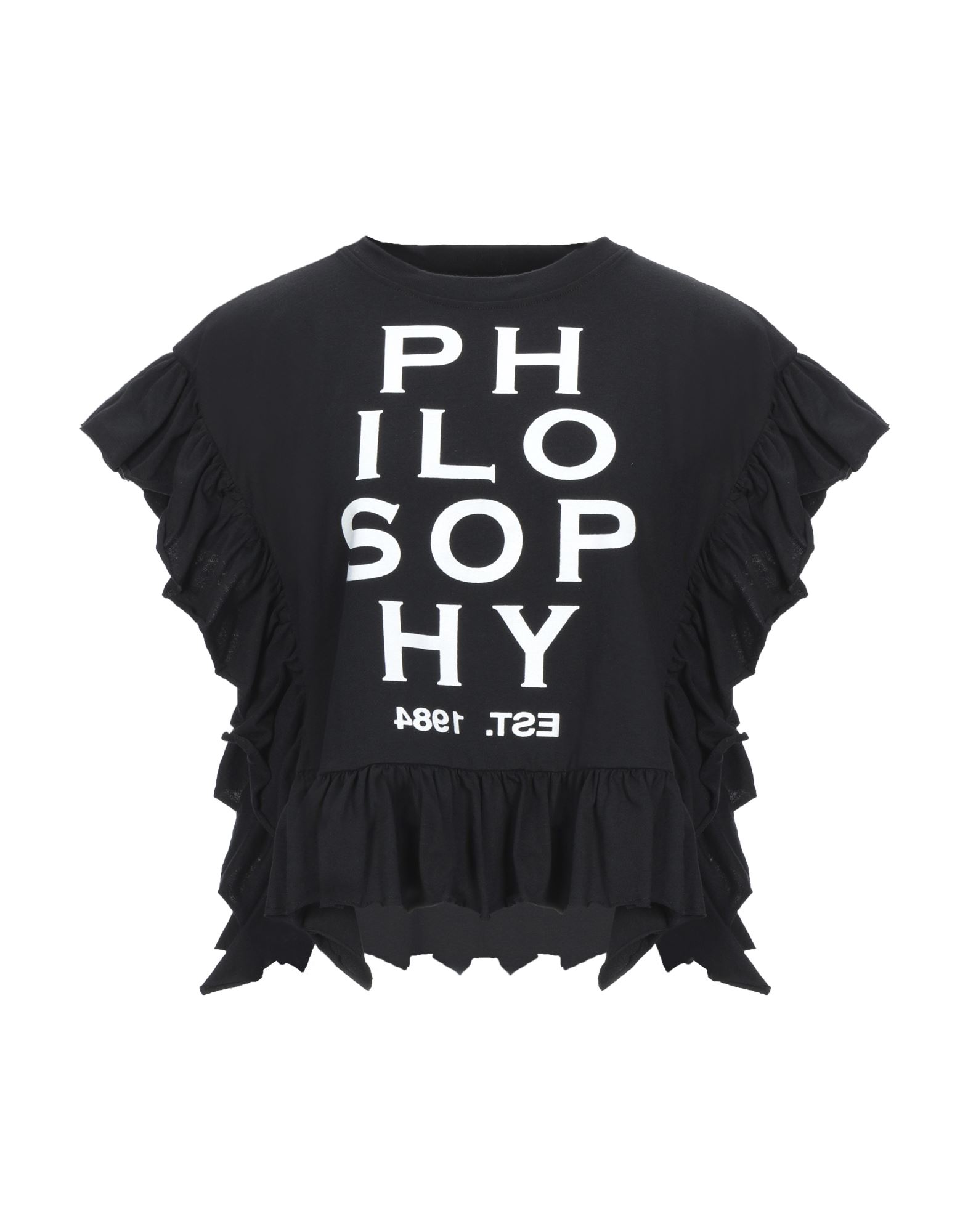 PHILOSOPHY di LORENZO SERAFINI T-shirts Damen Schwarz von PHILOSOPHY di LORENZO SERAFINI