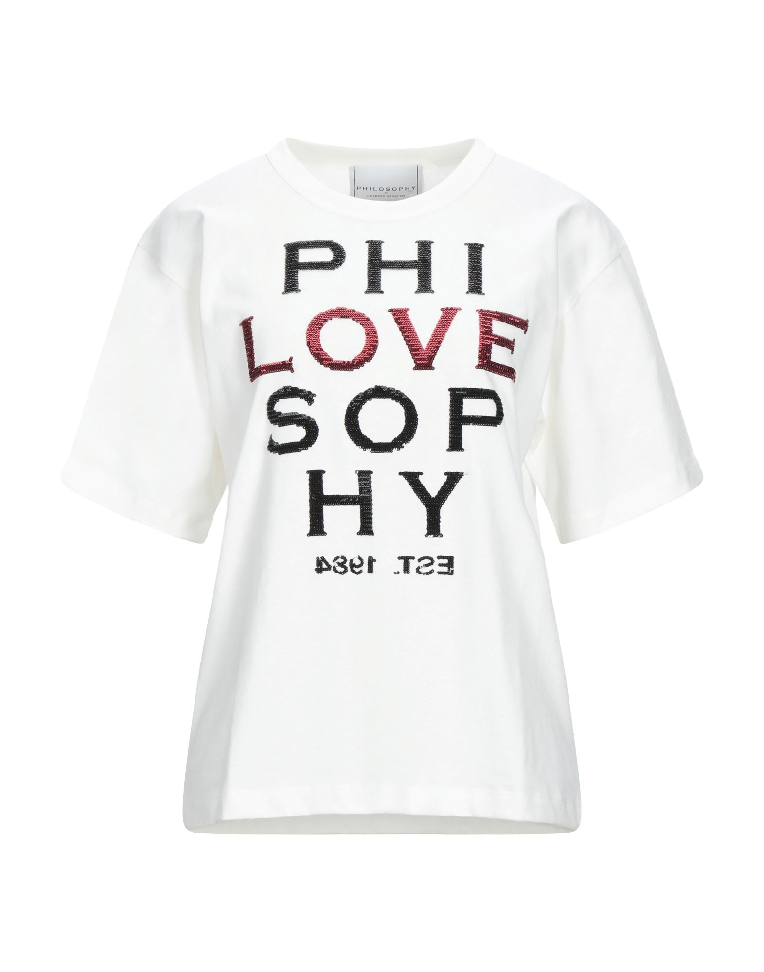 PHILOSOPHY di LORENZO SERAFINI T-shirts Damen Weiß von PHILOSOPHY di LORENZO SERAFINI