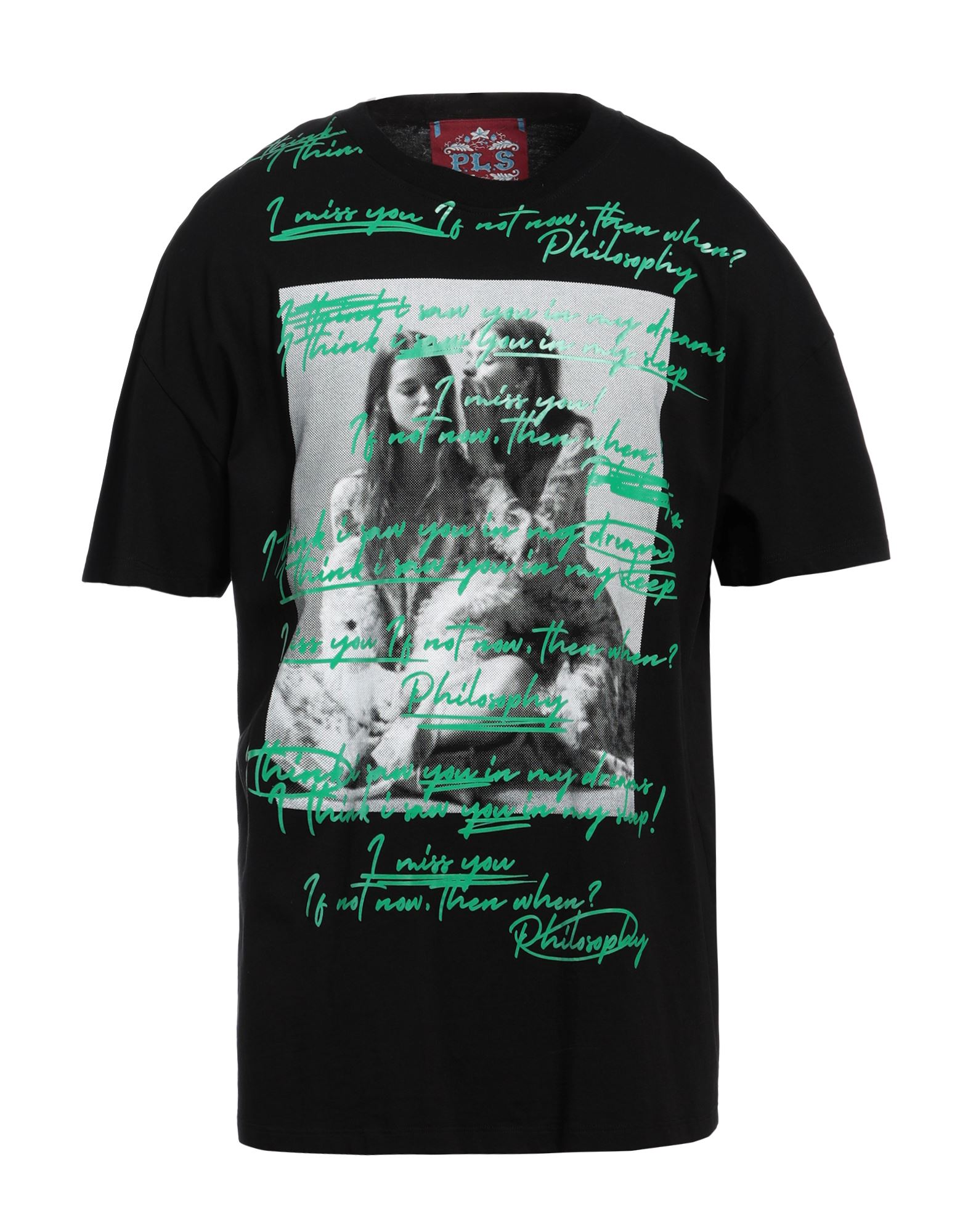 PHILOSOPHY di LORENZO SERAFINI T-shirts Herren Schwarz von PHILOSOPHY di LORENZO SERAFINI