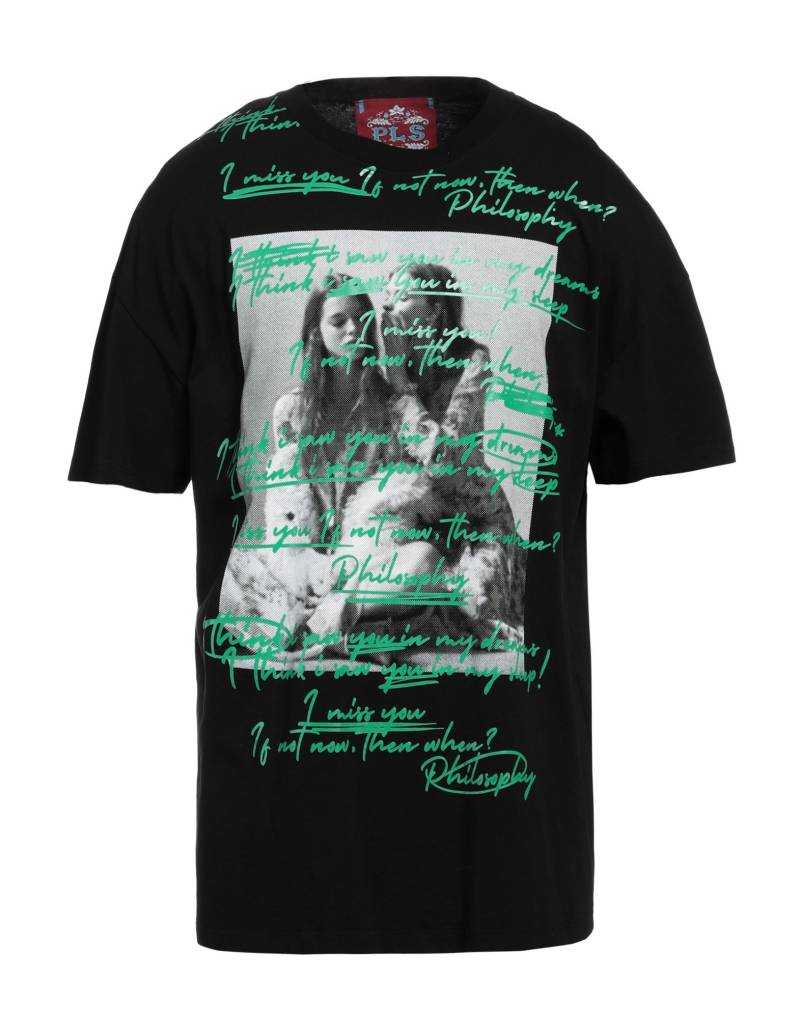 PHILOSOPHY di LORENZO SERAFINI T-shirts Herren Schwarz von PHILOSOPHY di LORENZO SERAFINI
