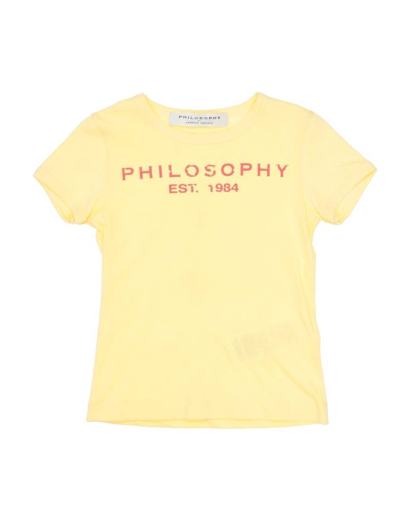 PHILOSOPHY di LORENZO SERAFINI T-shirts Kinder Gelb von PHILOSOPHY di LORENZO SERAFINI