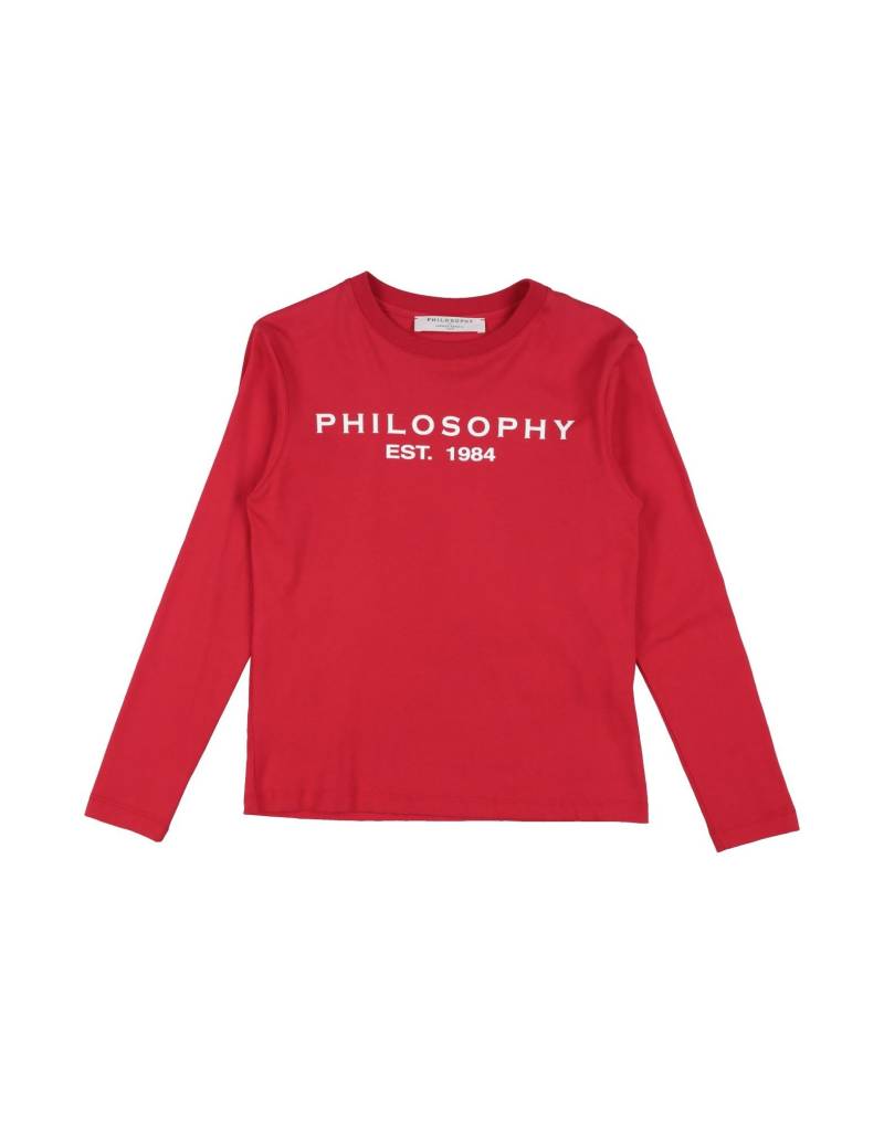 PHILOSOPHY di LORENZO SERAFINI T-shirts Kinder Rot von PHILOSOPHY di LORENZO SERAFINI