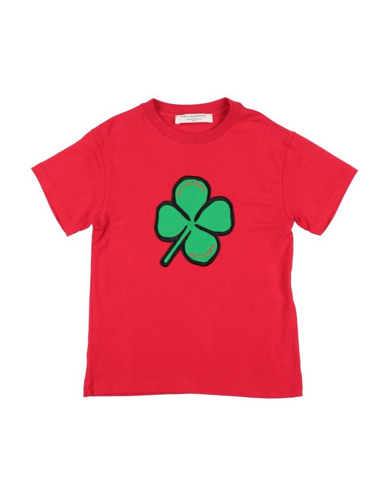 PHILOSOPHY di LORENZO SERAFINI T-shirts Kinder Rot von PHILOSOPHY di LORENZO SERAFINI