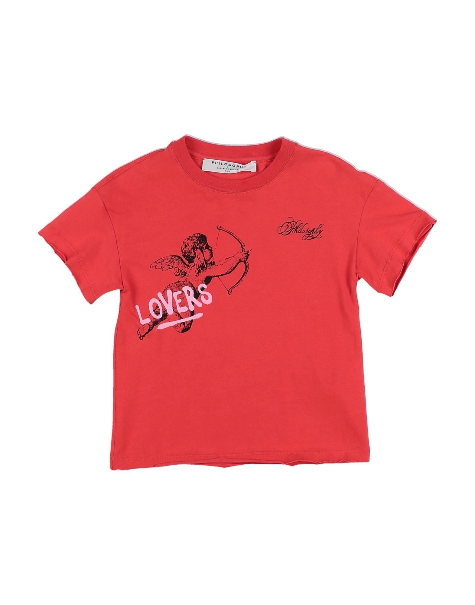 PHILOSOPHY di LORENZO SERAFINI T-shirts Kinder Rot von PHILOSOPHY di LORENZO SERAFINI