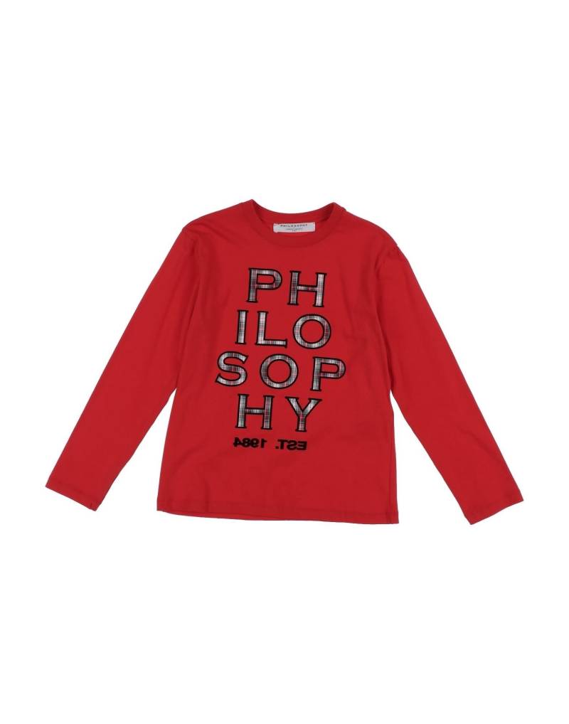 PHILOSOPHY di LORENZO SERAFINI T-shirts Kinder Rot von PHILOSOPHY di LORENZO SERAFINI