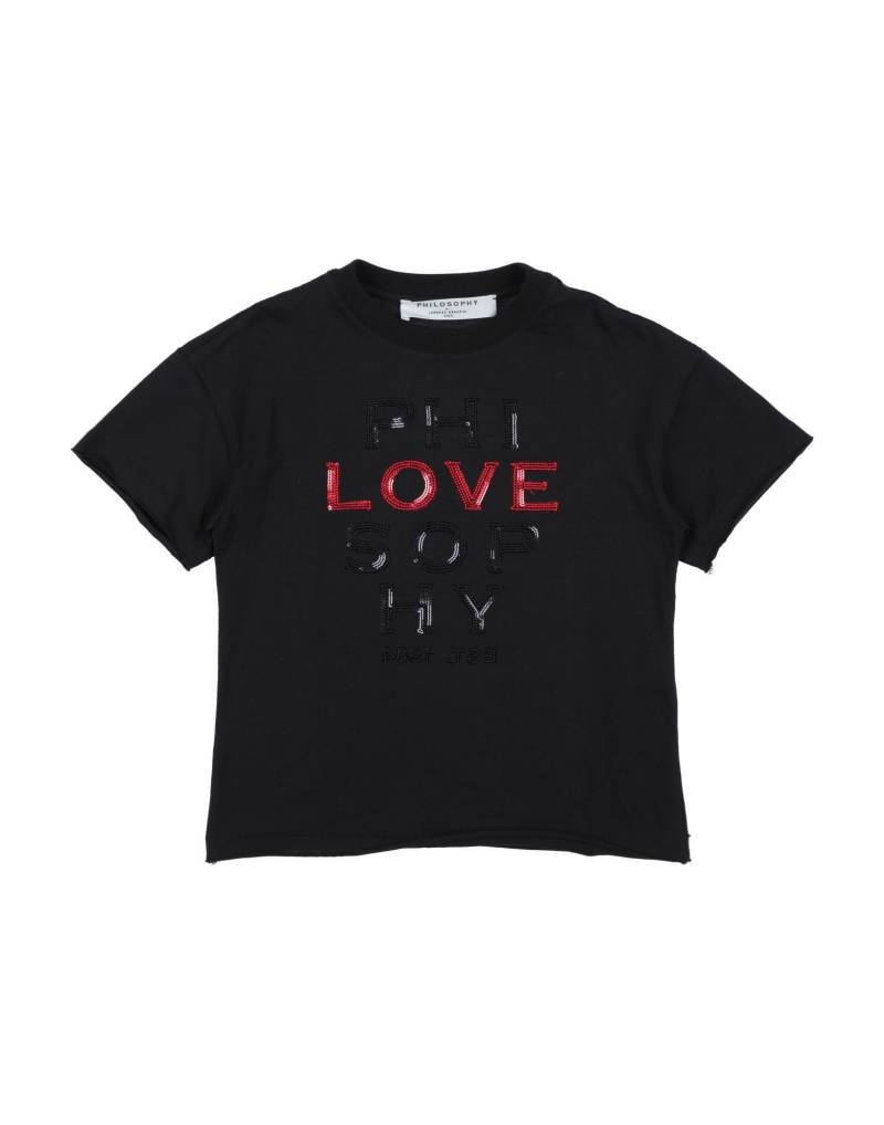 PHILOSOPHY di LORENZO SERAFINI T-shirts Kinder Schwarz von PHILOSOPHY di LORENZO SERAFINI