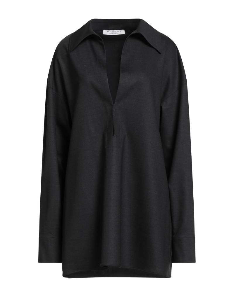 PHILOSOPHY di LORENZO SERAFINI Top Damen Braungrau von PHILOSOPHY di LORENZO SERAFINI