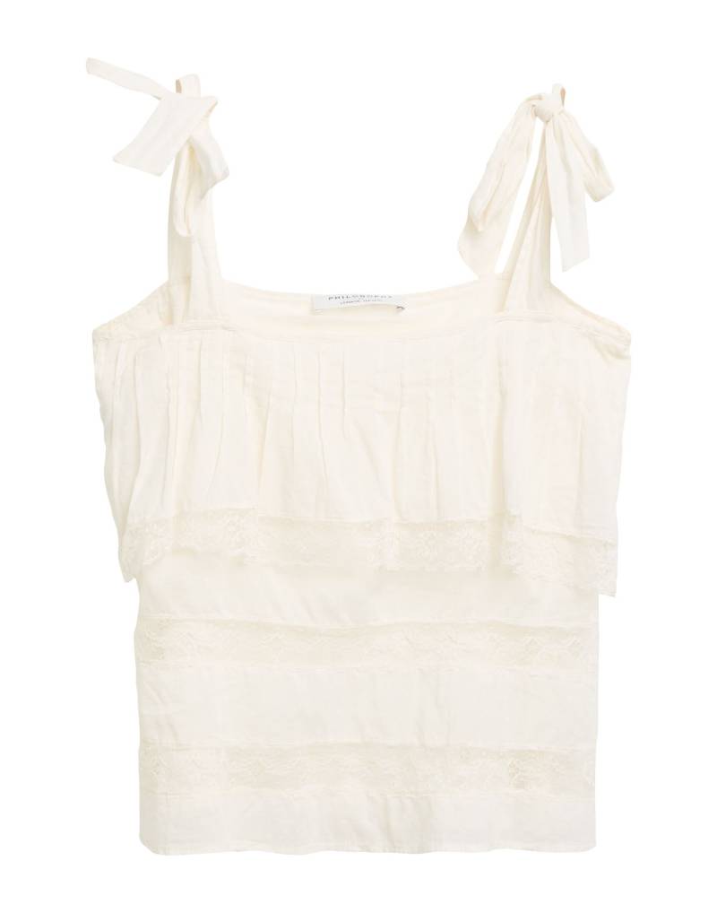 PHILOSOPHY di LORENZO SERAFINI Top Damen Elfenbein von PHILOSOPHY di LORENZO SERAFINI