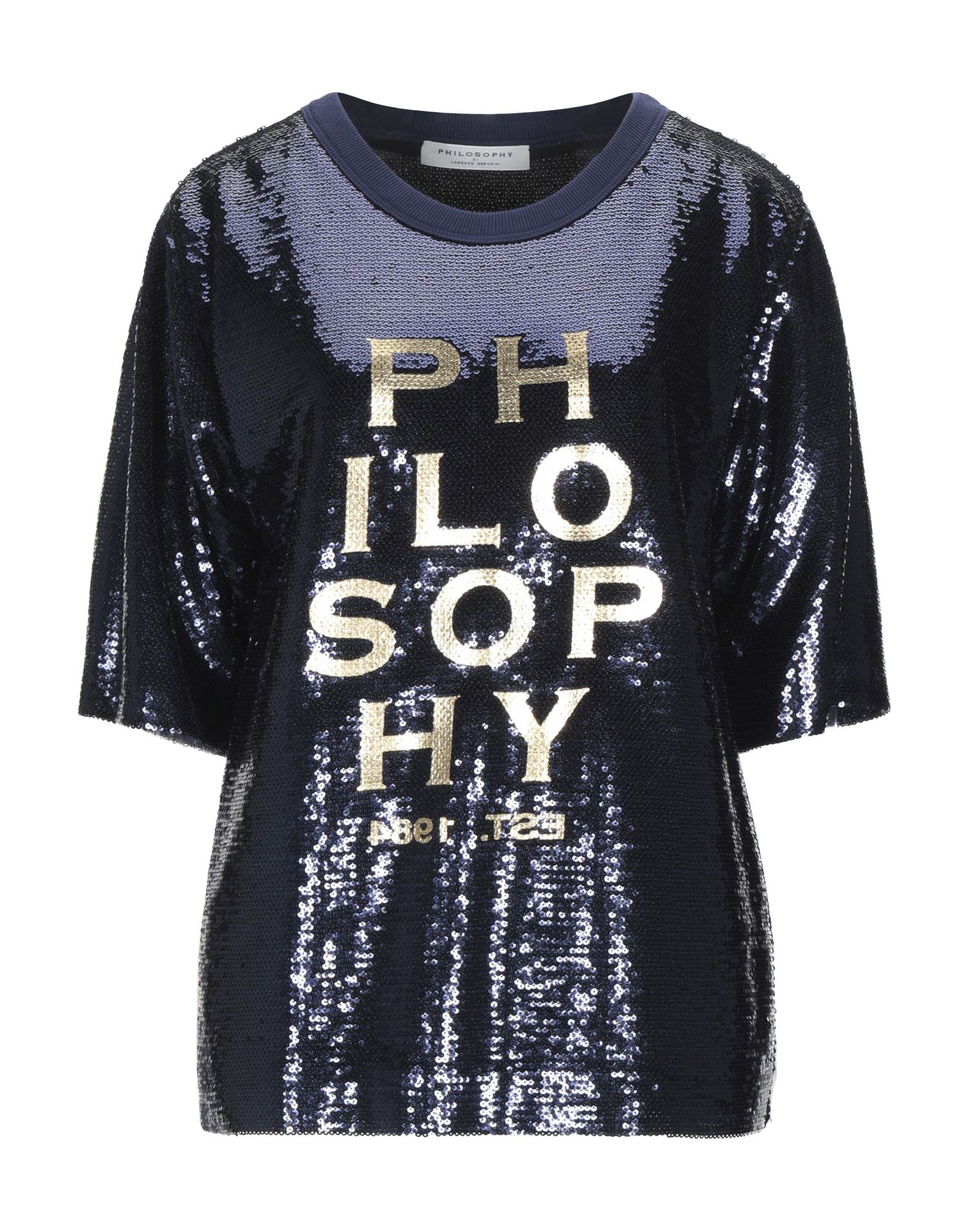 PHILOSOPHY di LORENZO SERAFINI Top Damen Nachtblau PHILOSOPHY di LORENZO SERAFINI Top Damen Nachtblau von PHILOSOPHY di LORENZO SERAFINI