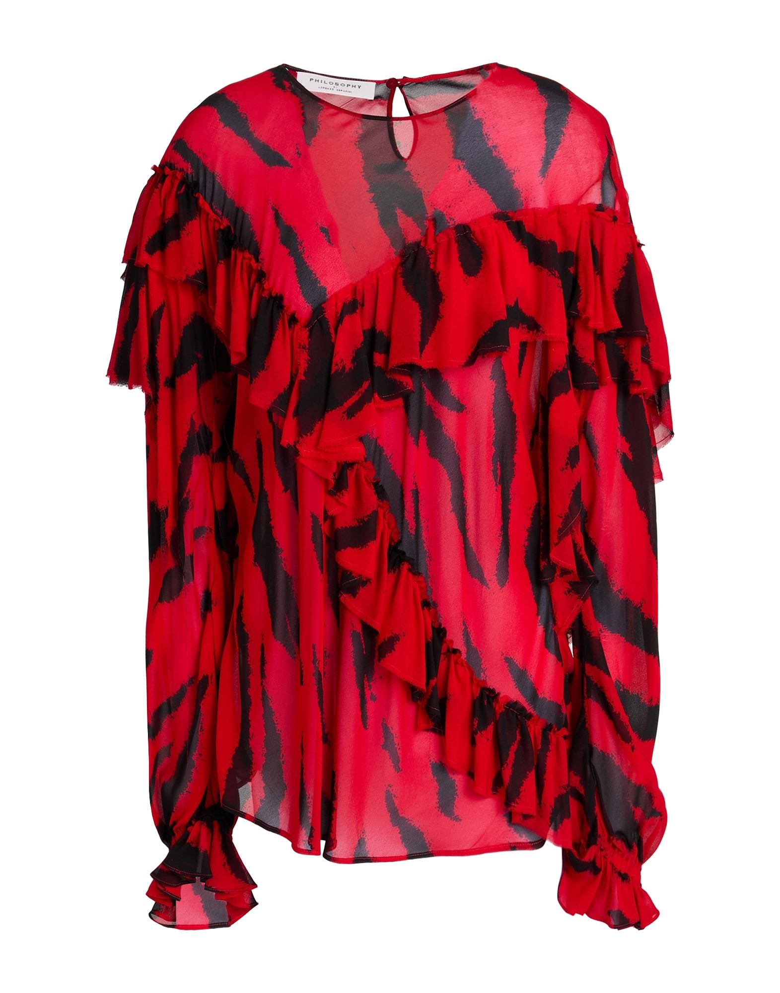 PHILOSOPHY di LORENZO SERAFINI Top Damen Rot PHILOSOPHY di LORENZO SERAFINI Top Damen Rot von PHILOSOPHY di LORENZO SERAFINI
