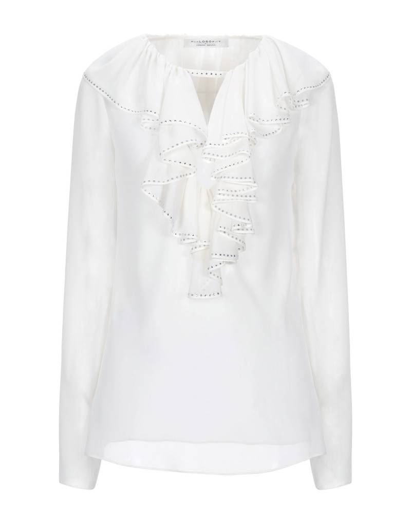 PHILOSOPHY di LORENZO SERAFINI Top Damen Weiß von PHILOSOPHY di LORENZO SERAFINI