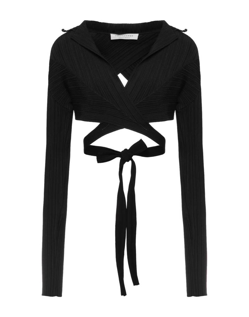 PHILOSOPHY di LORENZO SERAFINI Wickelpullover Damen Schwarz von PHILOSOPHY di LORENZO SERAFINI