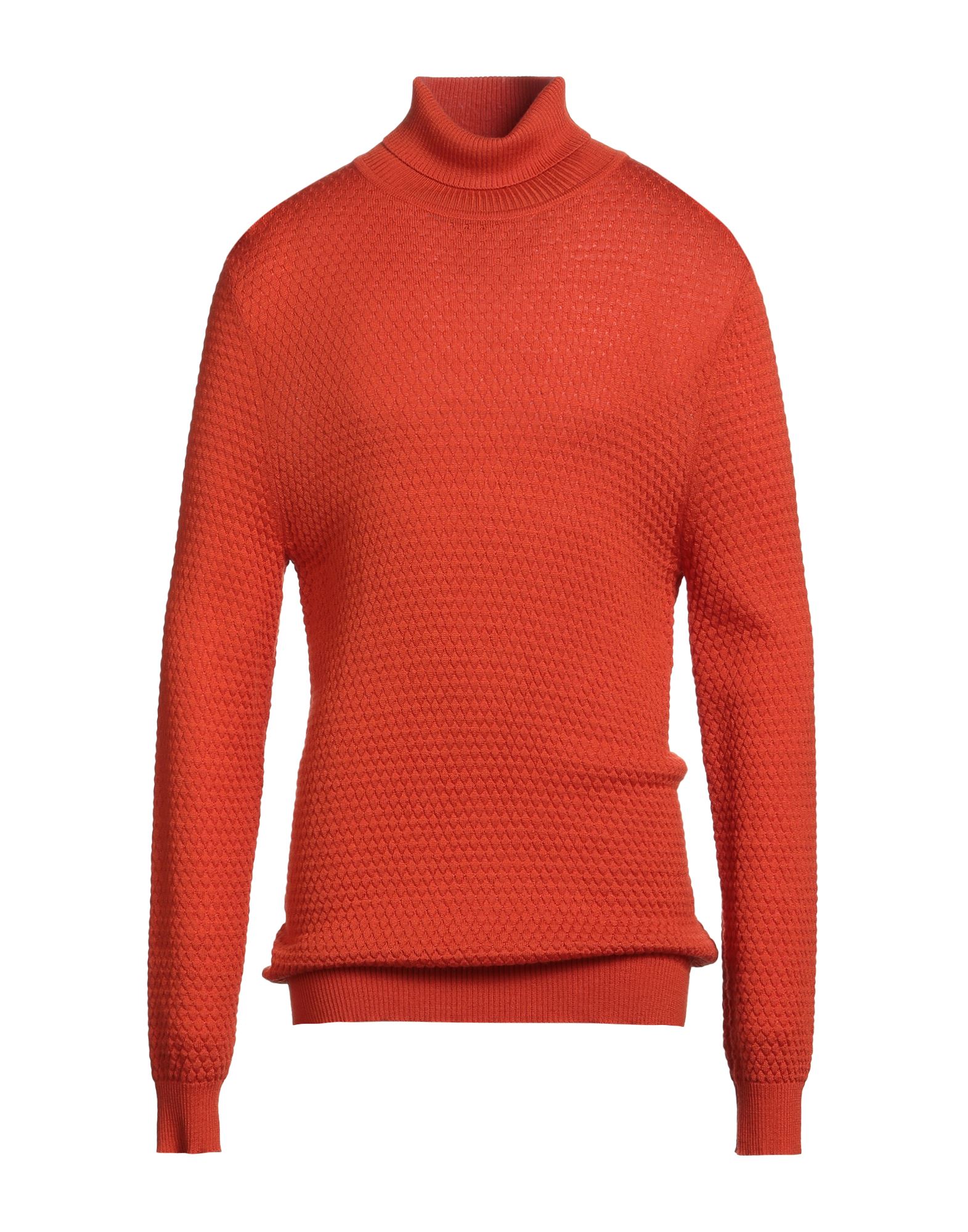 PHILOTINTO Rollkragenpullover Herren Orange PHILOTINTO Rollkragenpullover Herren Orange von PHILOTINTO