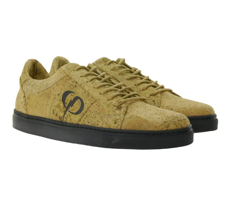 PHINOMEN Philing Unisex Sneaker Handarbeit Made in Portugal aus Kork gefertigt Freizeit-Schuhe Braun/Schwarz von PHINOMEN
