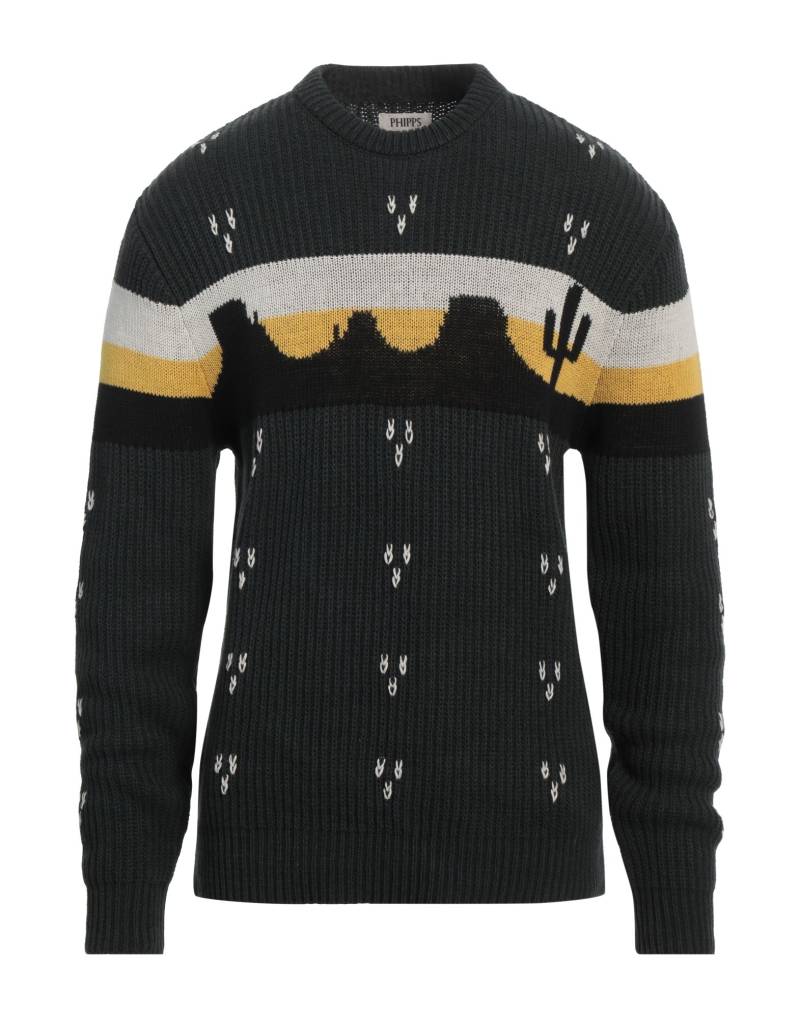PHIPPS Pullover Herren Dunkelgrün von PHIPPS