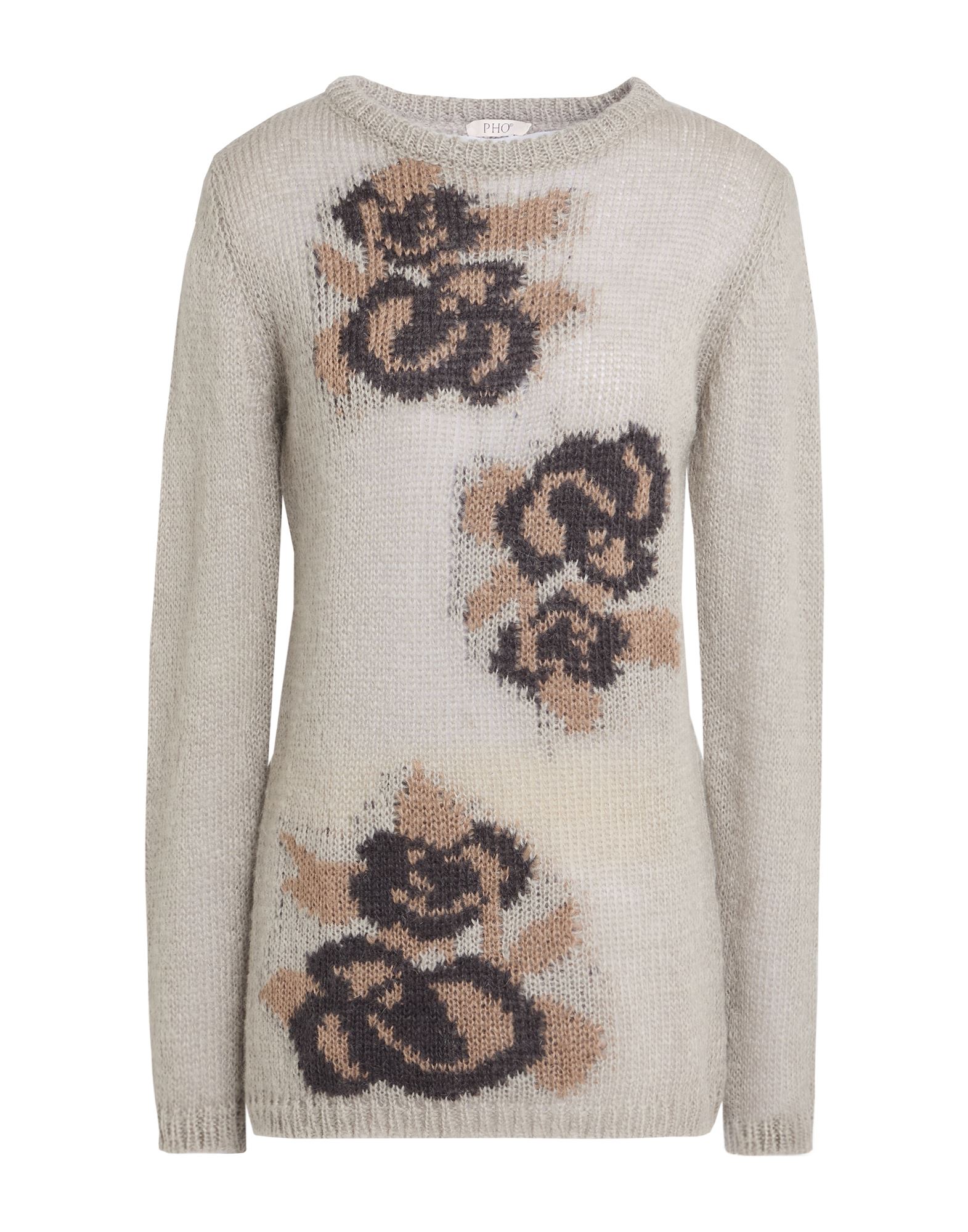 PHO Firenze Pullover Damen Hellgrau von PHO Firenze