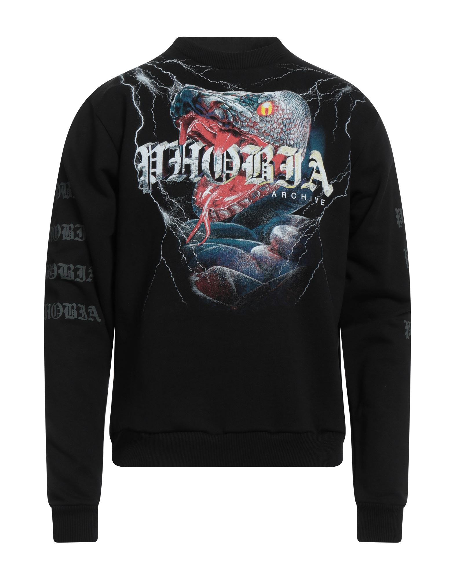 PHOBIA ARCHIVE Sweatshirt Herren Schwarz von PHOBIA ARCHIVE