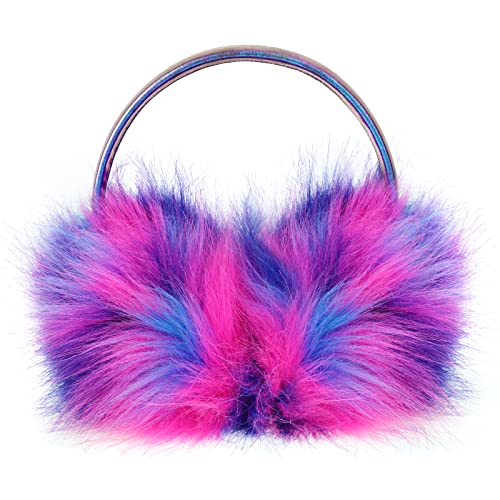 PHOGARY Ohrenwärmer für Kinder Mädchen Ohrenschützer Winter für Damen, 2-3cm Verstellbarer Plüsch Kunstpelz, Winter Accessoire Geschenkidee für Ihre Mädchen, Farbe3 von PHOGARY