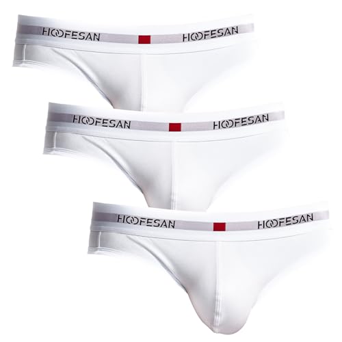 Herren Slips Baumwolle Unterwäsche männer niedrige Taille atmungsaktive Unterhosen geeignet für Sport, Reisen, 3er-Pack,XLPHOLEEY von PHOLEEY