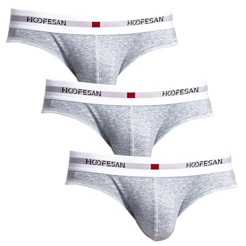 PHOLEEY Herren Slips Baumwolle Unterwäsche männer niedrige Taille atmungsaktive Unterhosen geeignet für Sport, Reisen, 3er-Pack,XL von PHOLEEY
