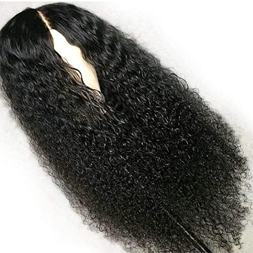 Perücken Haarperücke 13 4 lange lockige Spitzenfrontperücke brasilianische Echthaarperücken kompatibel mit Frauen natürliche schwarze Farbdichte 150% Perücke Mode Perücken (Color : A, Size : 12 Inch von PHONME