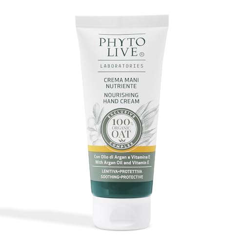 Phyto Live Laboratories Nährende Handcreme – Feuchtigkeitsspendende Reinigungscreme mit Arganöl und Vitamin E – Handcreme mit seidig-weicher Formel – Größe 100 ml Phyto Live Laboratories Nährende Handcreme – Feuchtigkeitsspendende Reinigungscreme mit Arganöl und Vitamin E – Handcreme mit seidig-weicher Formel – Größe 100 ml von PHYTO LIVE LABORATORIES