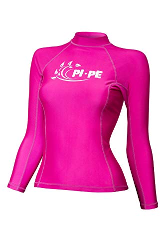 PI-PE Rash Guard Damen Langarm Active L/S XS pink von PI-PE