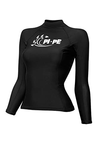 PI-PE Rash Guard Damen Langarm Active L/S XXS schwarz von PI-PE