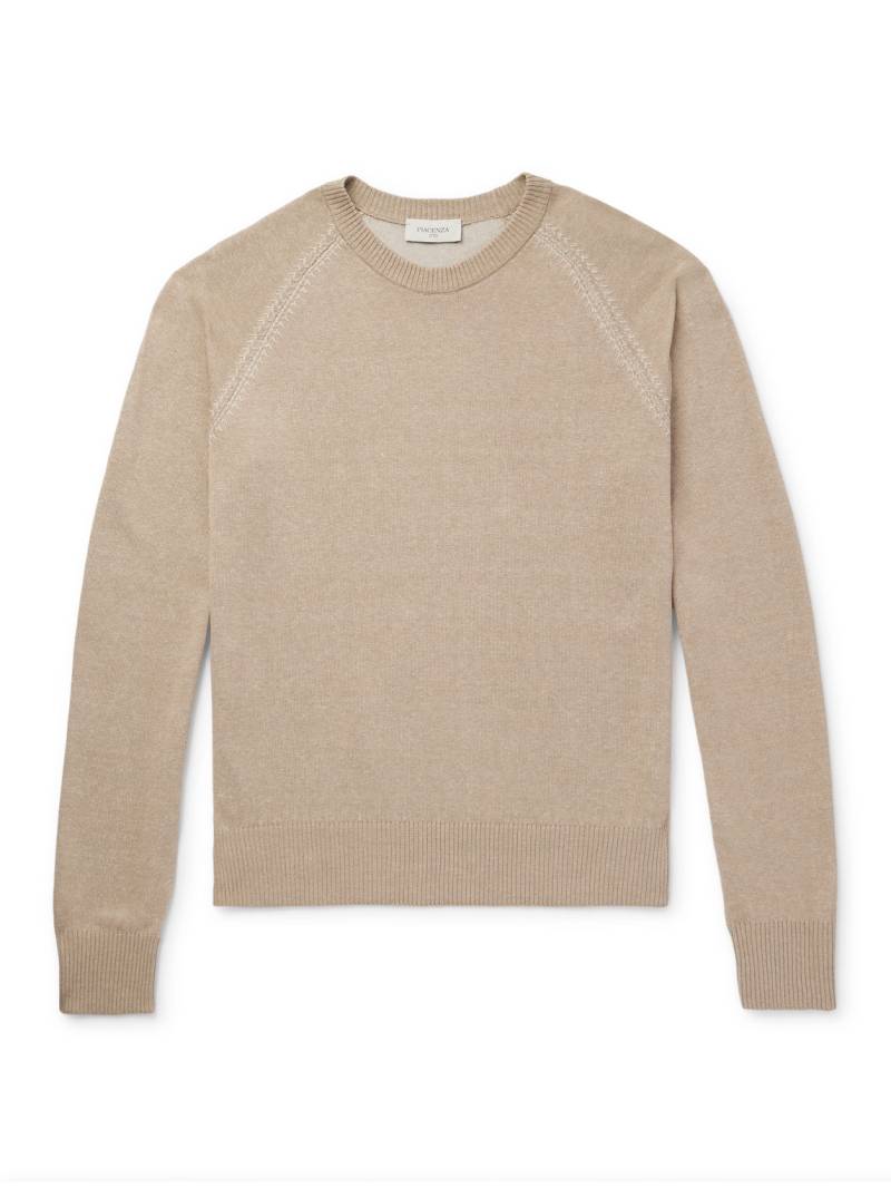 PIACENZA 1733 - Silk and Linen-Blend Sweater - Men - Neutrals - IT 54 von PIACENZA 1733
