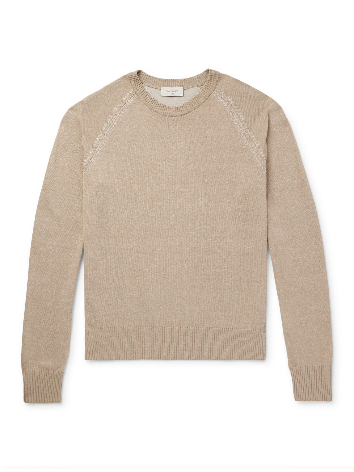 PIACENZA 1733 - Silk and Linen-Blend Sweater - Men - Neutrals - IT 56 von PIACENZA 1733