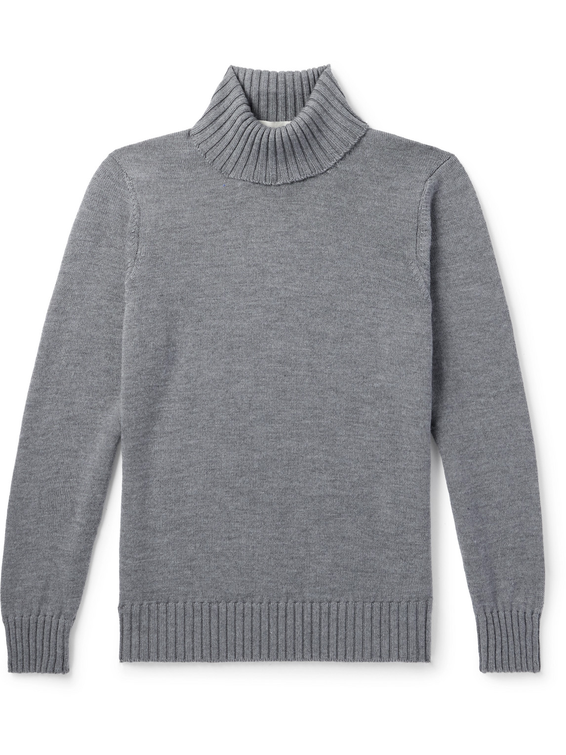 PIACENZA 1733 - Slim-Fit Wool Rollneck Sweater - Men - Gray - IT 54 von PIACENZA 1733
