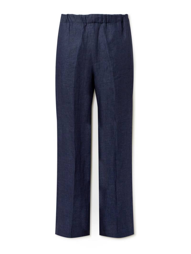 PIACENZA 1733 - Straight-Leg Linen Trousers - Men - Blue - IT 54 von PIACENZA 1733