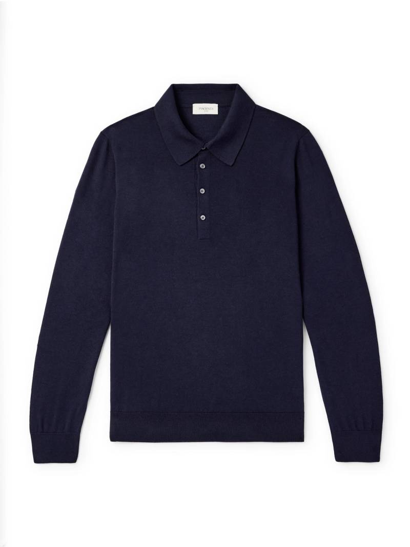 PIACENZA 1733 - Wool Polo Shirt - Men - Blue - IT 60 von PIACENZA 1733