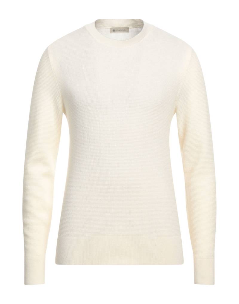 PIACENZA CASHMERE 1733 Pullover Herren Cremeweiß von PIACENZA CASHMERE 1733