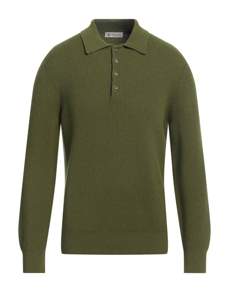 PIACENZA CASHMERE 1733 Pullover Herren Militärgrün von PIACENZA CASHMERE 1733