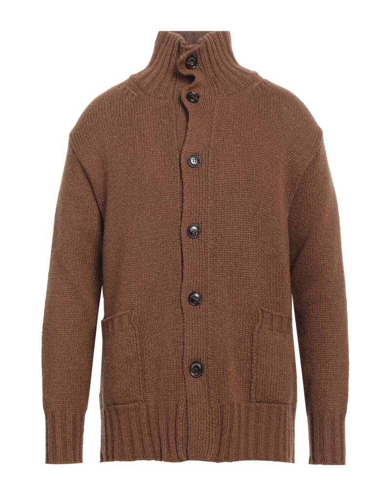 PIACENZA CASHMERE 1733 Strickjacke Herren Braun von PIACENZA CASHMERE 1733