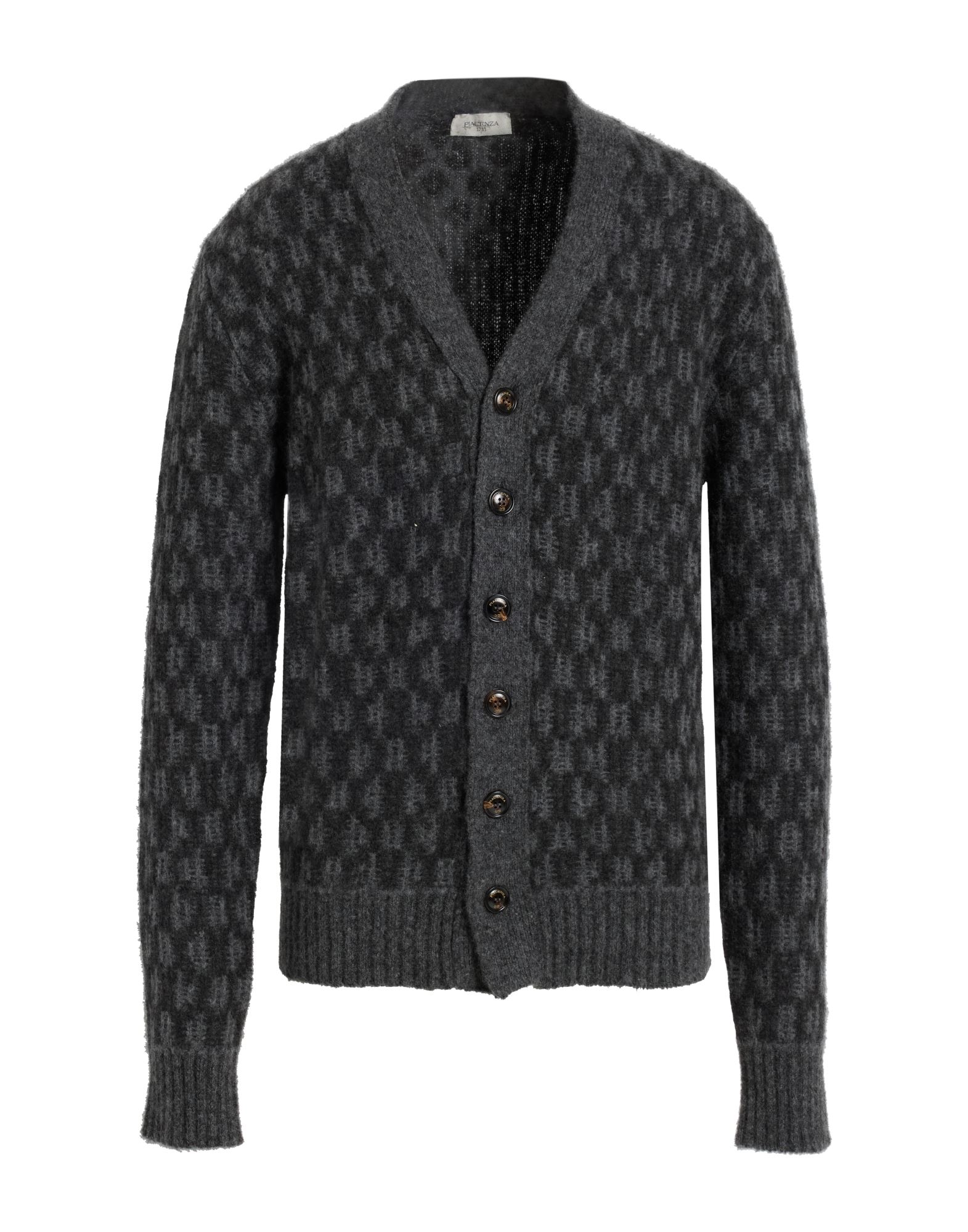 PIACENZA CASHMERE 1733 Strickjacke Herren Braungrau von PIACENZA CASHMERE 1733