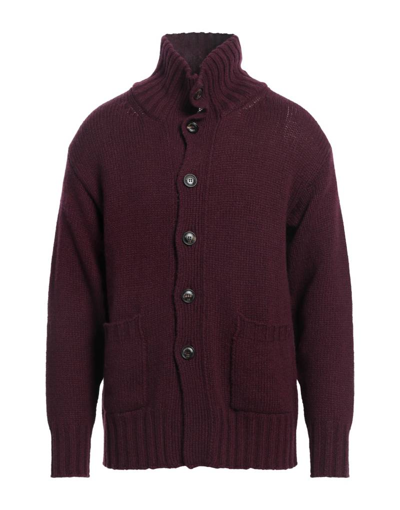 PIACENZA CASHMERE 1733 Strickjacke Herren Pflaume von PIACENZA CASHMERE 1733