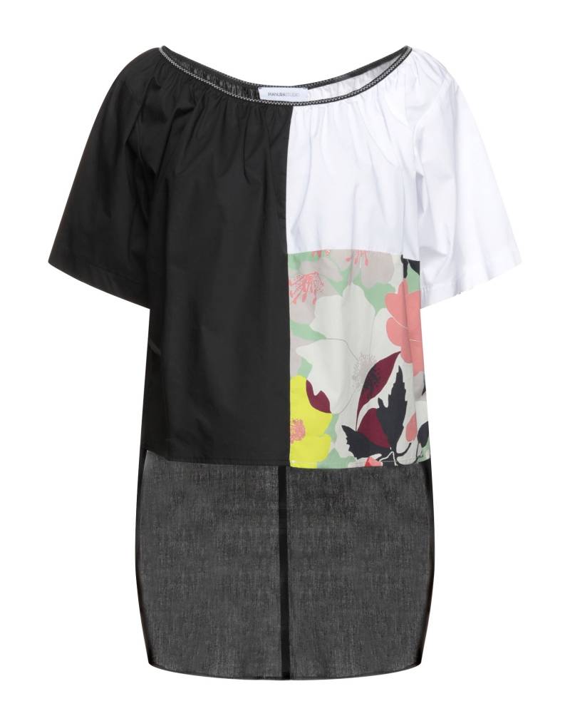 PIANURASTUDIO Top Damen Schwarz von PIANURASTUDIO