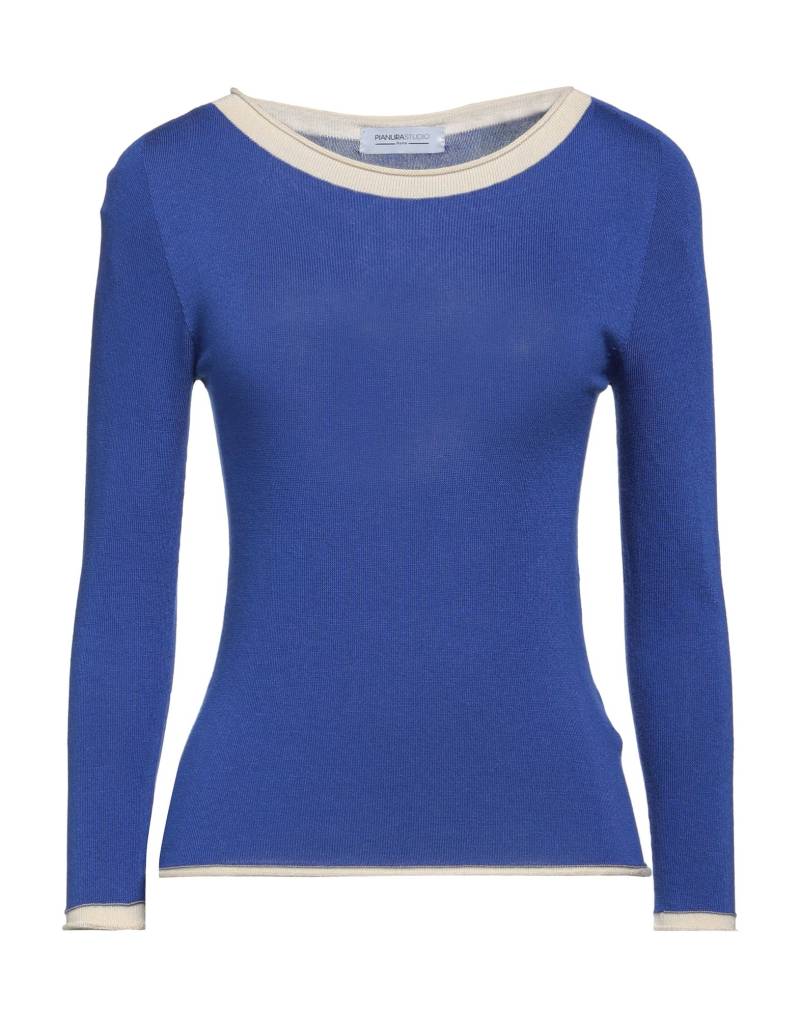 PIANURASTUDIO Pullover Damen Blau von PIANURASTUDIO