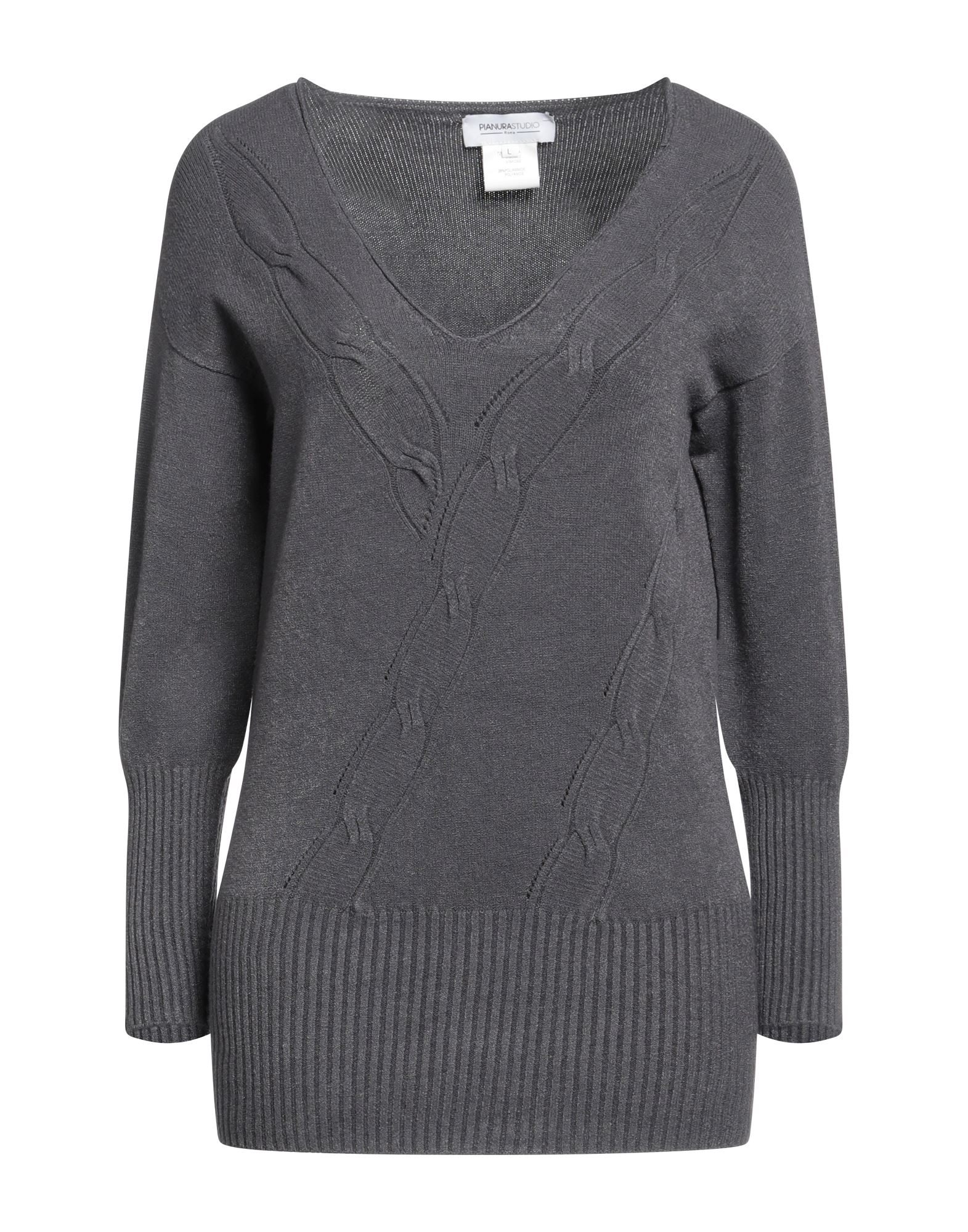 PIANURASTUDIO Pullover Damen Blei von PIANURASTUDIO