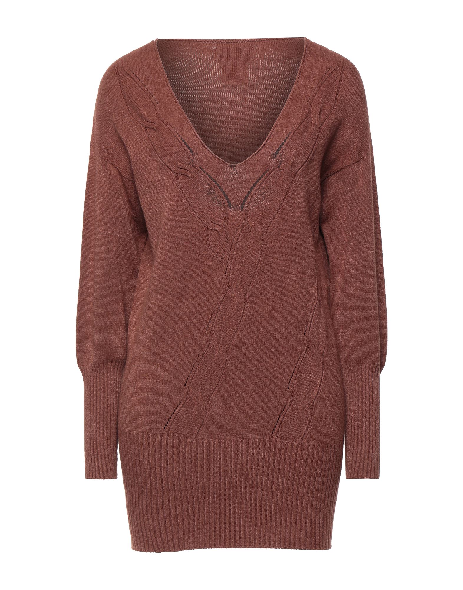 PIANURASTUDIO Pullover Damen Braun von PIANURASTUDIO