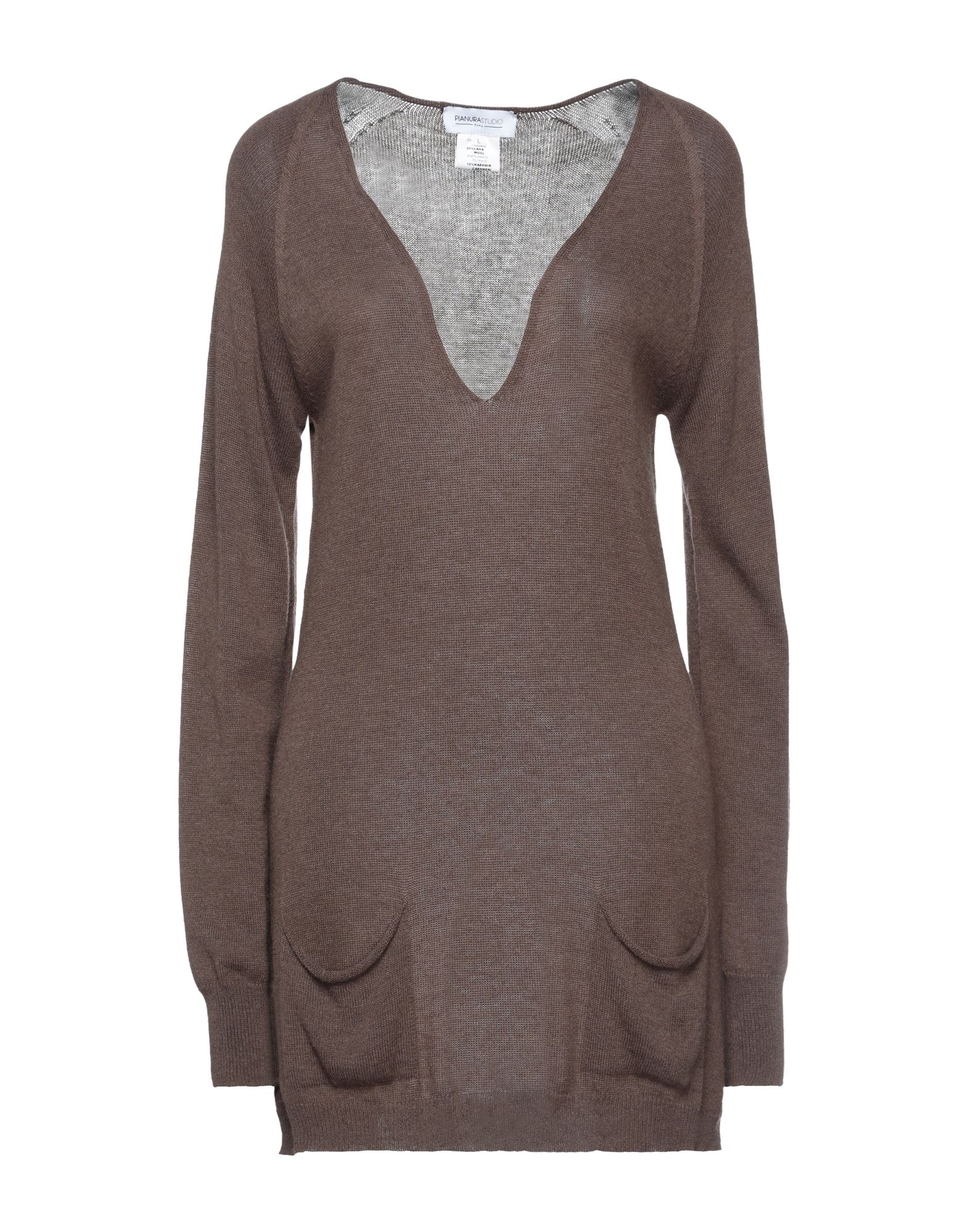 PIANURASTUDIO Pullover Damen Braun von PIANURASTUDIO