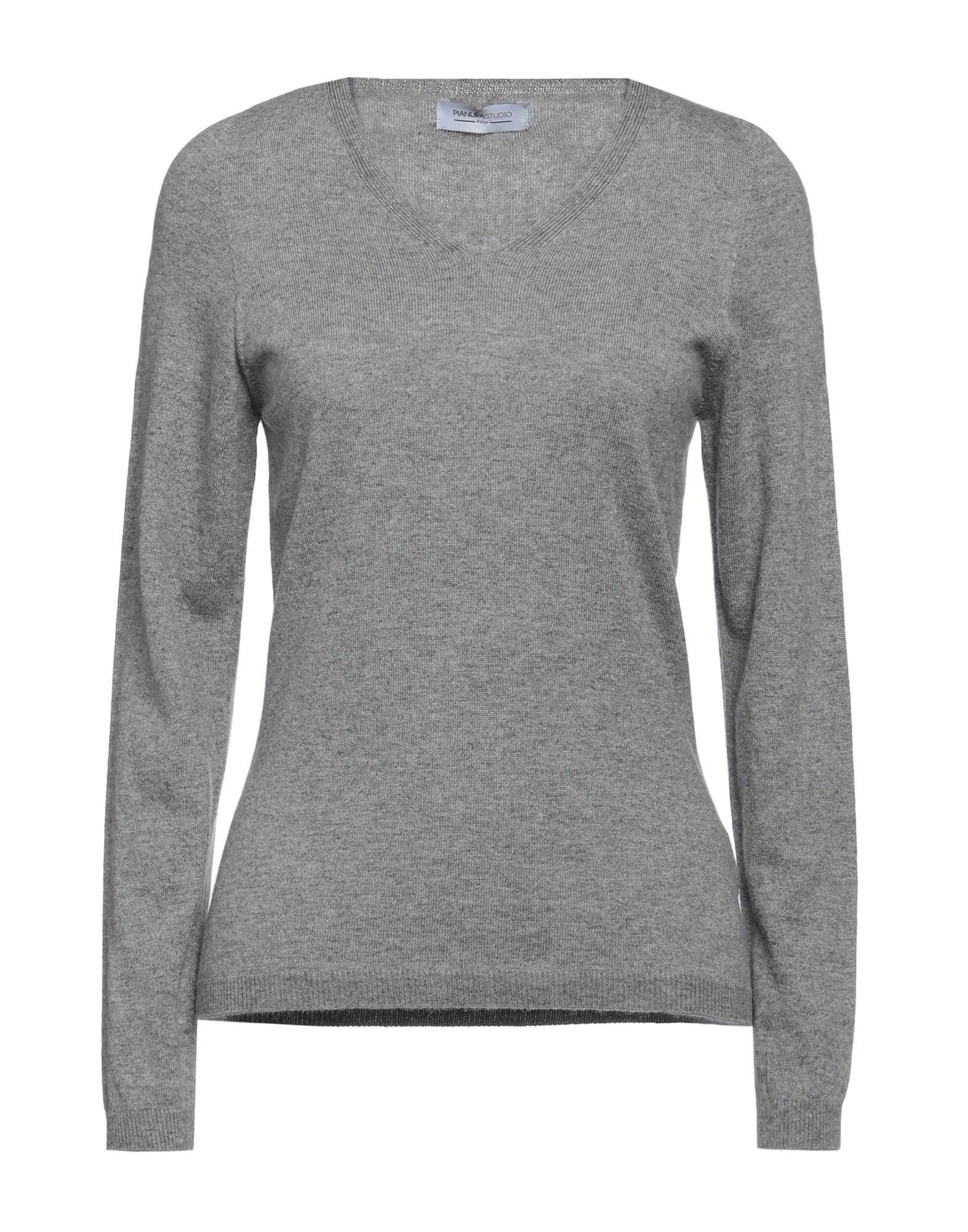 PIANURASTUDIO Pullover Damen Grau von PIANURASTUDIO