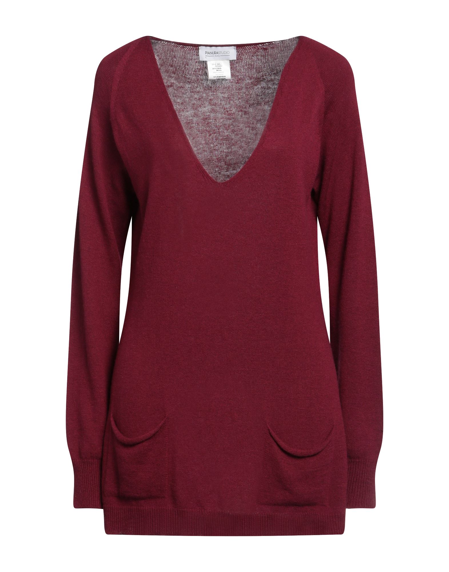 PIANURASTUDIO Pullover Damen Purpur von PIANURASTUDIO