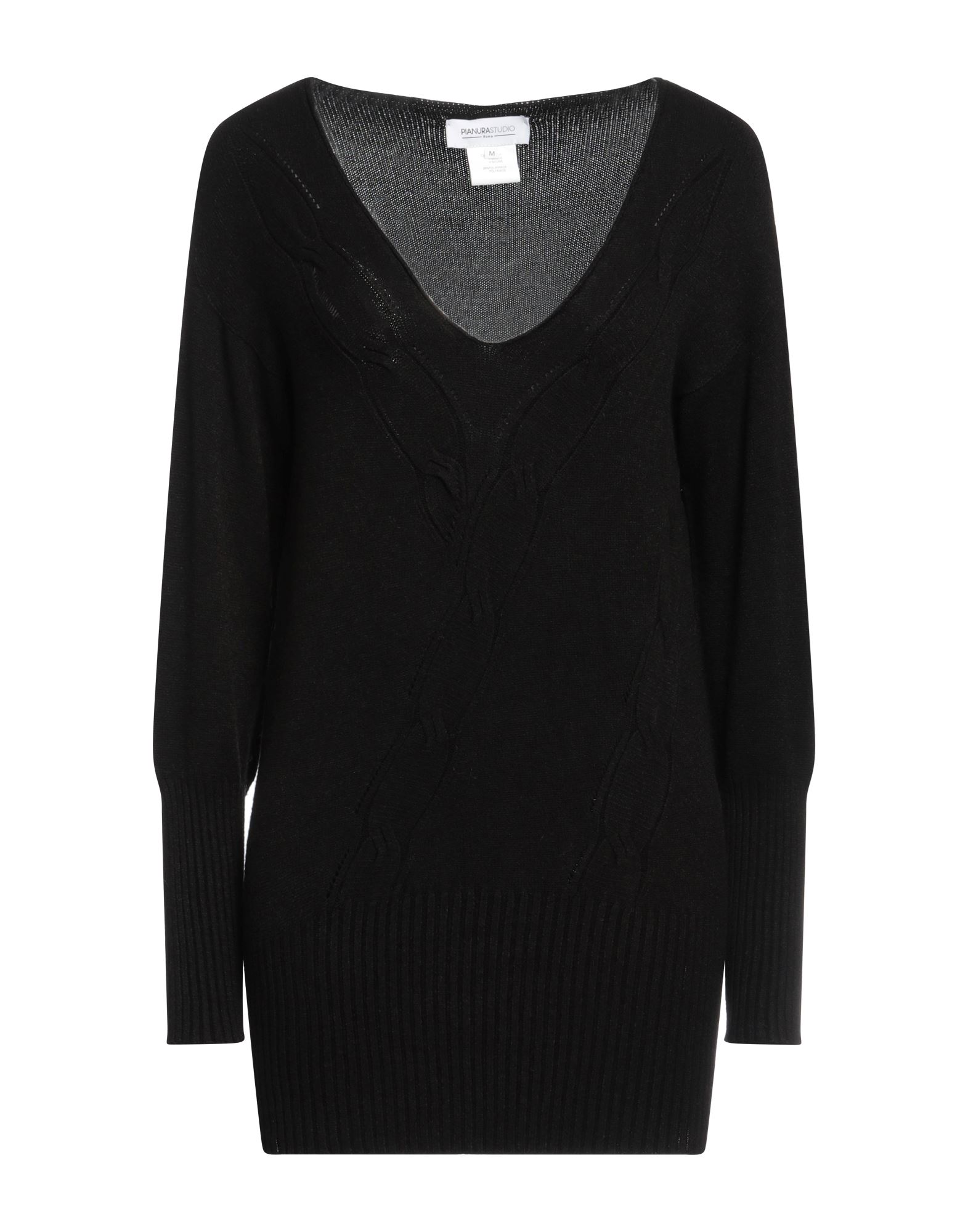 PIANURASTUDIO Pullover Damen Schwarz von PIANURASTUDIO