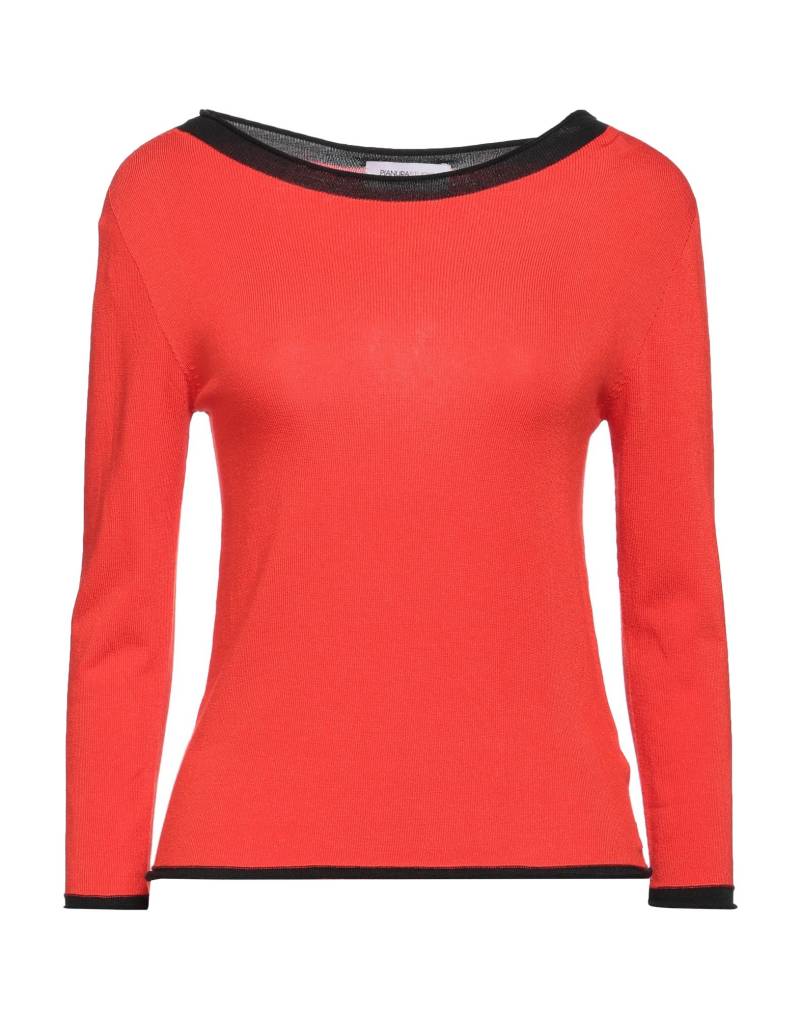 PIANURASTUDIO Pullover Damen Tomatenrot von PIANURASTUDIO